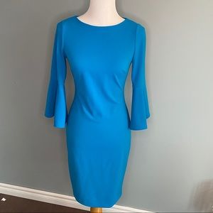 Calvin Klein dress with bell sleeves